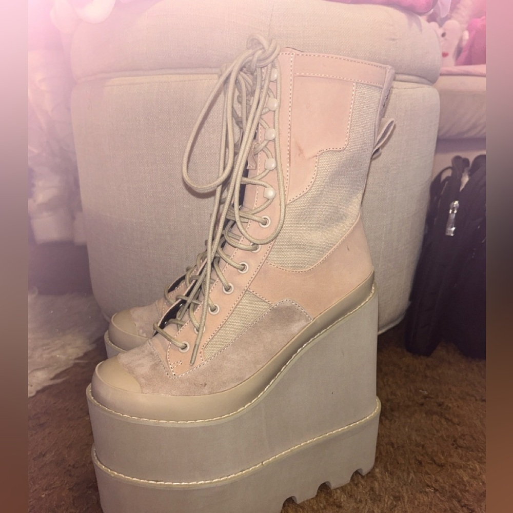 Darker Wavs platform boots